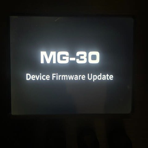 NU:X MG-30のFirmware更新(Ver.5.0.2)｜冠野製作所
