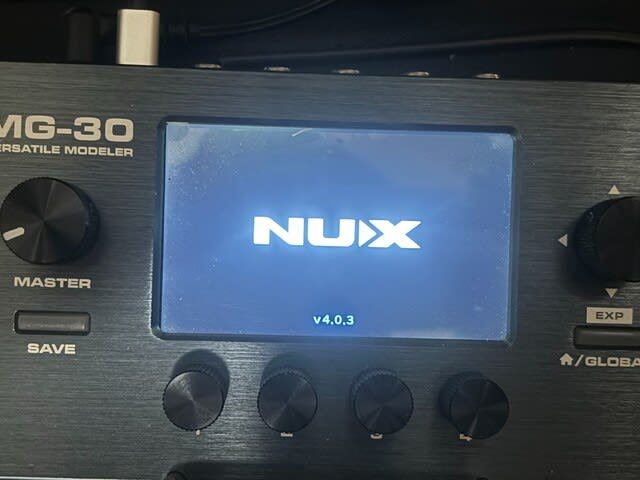 NU:X MG-30のFirmware更新(Ver.5.0.2)｜冠野製作所