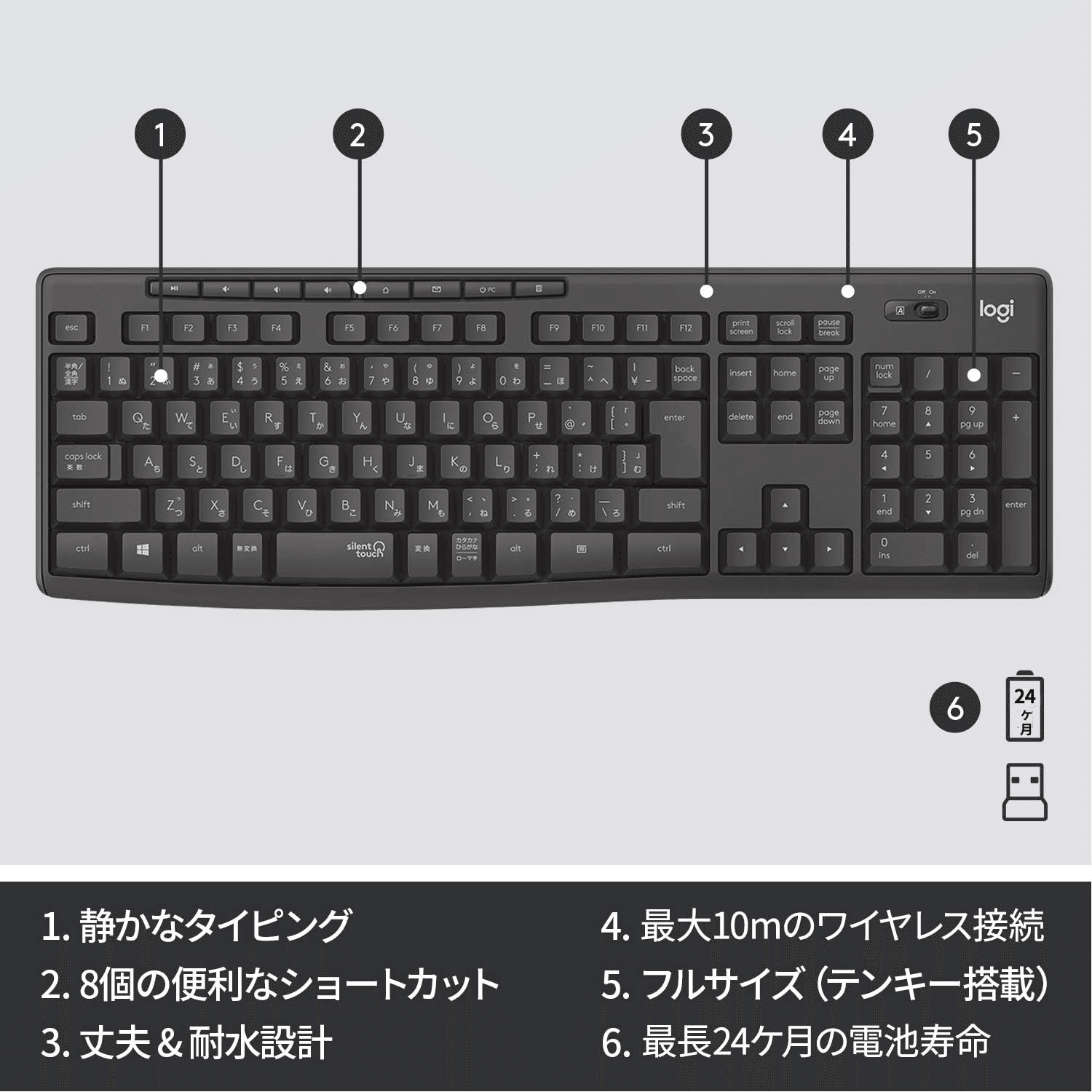 logi ワイヤレスキーボード 日本語レイアウト 本体 ロジクールERGO K860ビジネス エルゴノミック ワイヤレス キーボード