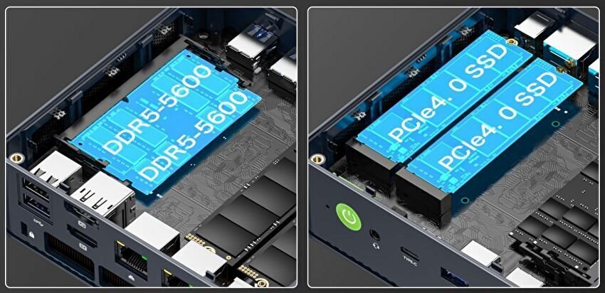 GMKtec K6、Ryzen 7 7840HSを搭載するミニPCが 58,999円でタイムセール