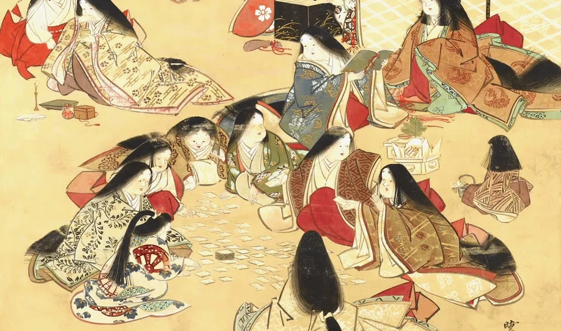 今日の一枚）女性日本画家-河鍋暁翠の美人画「寛永時代美人図