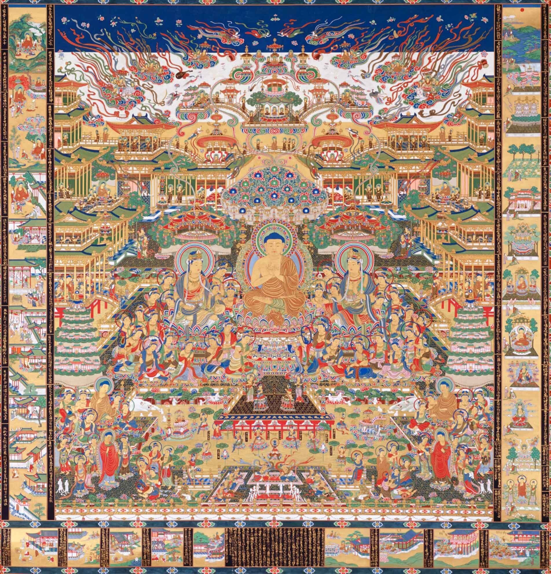 浄土三部経コラム集「日本の浄土教と文化」02当麻曼荼羅と中将姫｜大角修