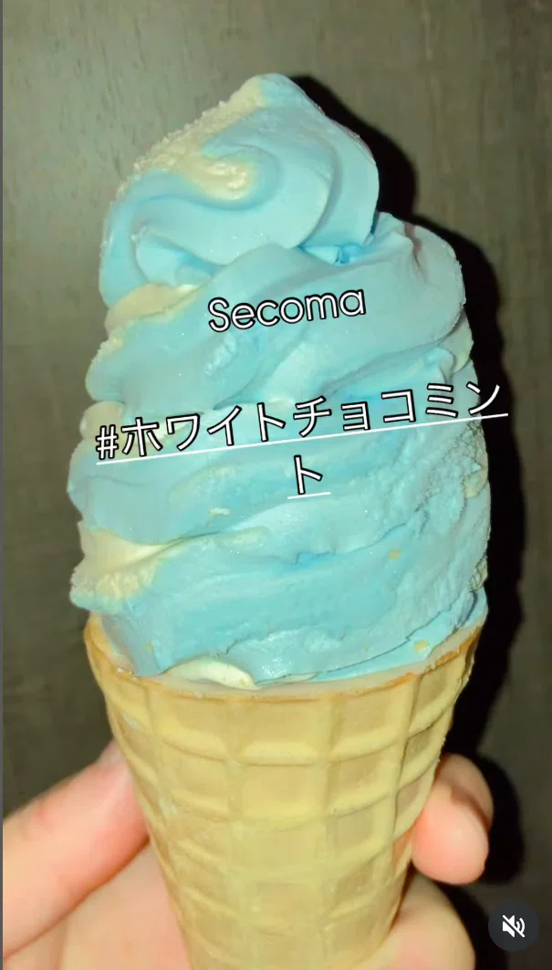 セイコーマート #ホワイトチョコミントソフト 🍦｜中村真実