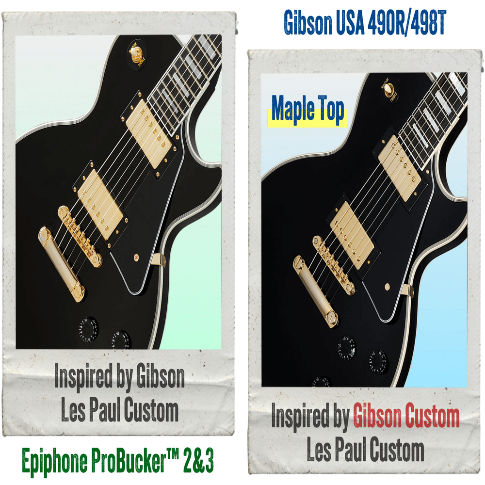 コラム】エピフォンによる2種類のレスポール・カスタムの違いについて