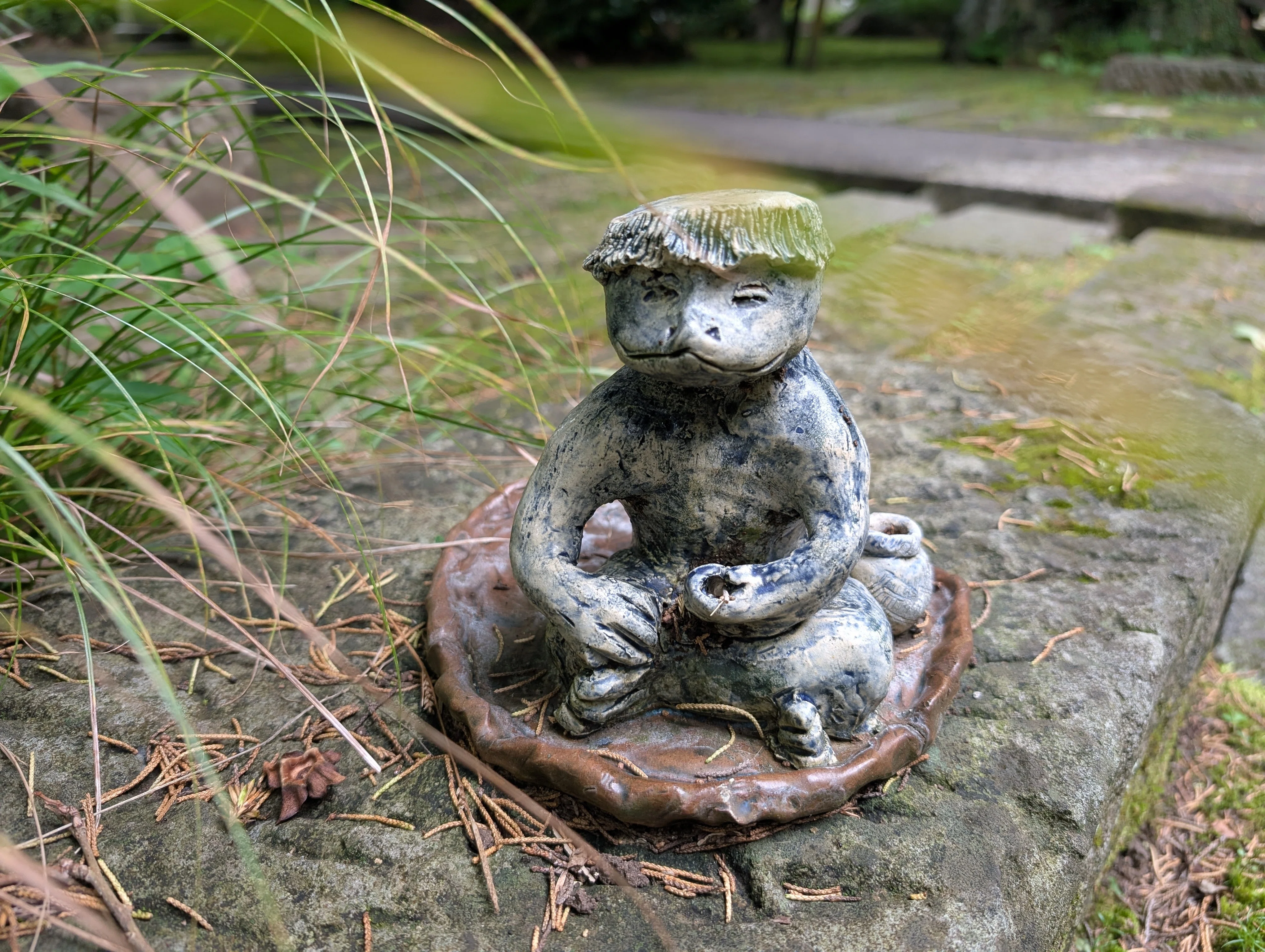 雨降り河童寺考～700年の古刹で出会った緑色の住人たち～【前編