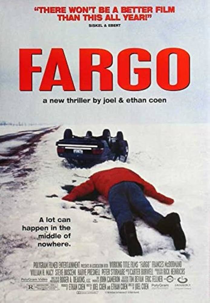 Fargo　ファーゴ　映画　movie　Tシャツ　コーエン　ホラー Fargo ファーゴ 映画 movie Tシャツ コーエン ホラー