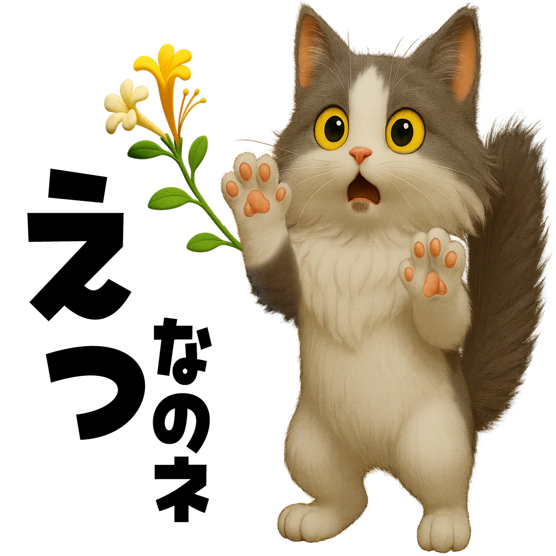ラフのLINEスタンプ第二弾｜みちゅねこ