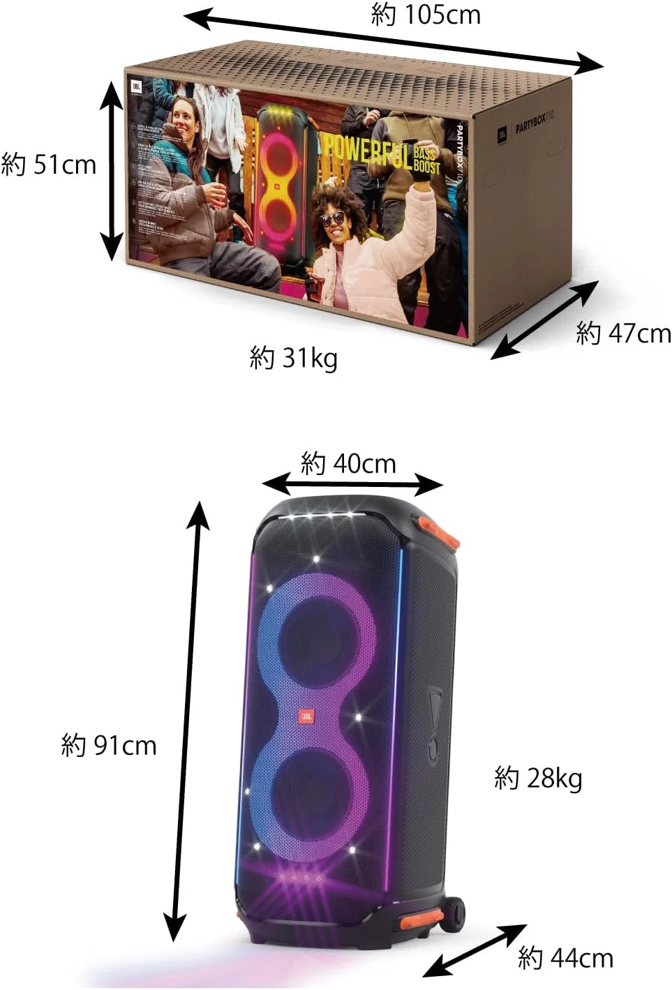 JBL PARTYBOX710 Bluetoothスピーカー｜GetGadgetGot