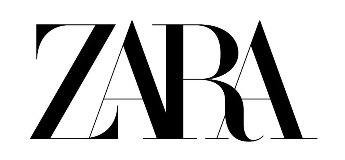 スペインのファッションブランドZARA のロゴ
