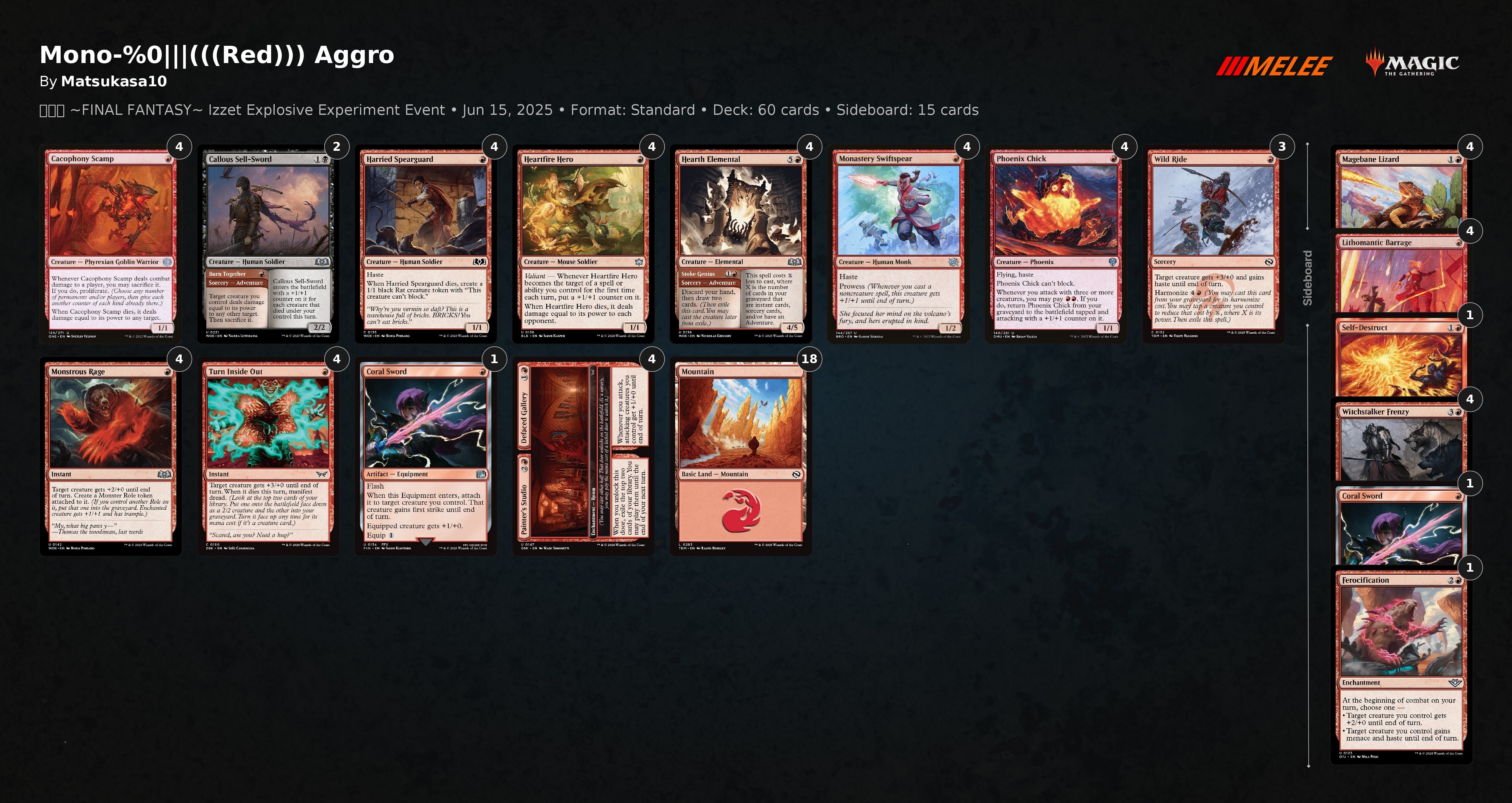 MTG 蒼紅杯優勝　スタンダードデッキ　ほとんど全てfoil 赤単ミッドレンジ Amazon.co.jp: MTG 蒼紅杯優勝 スタンダードデッキ ほとんど全て