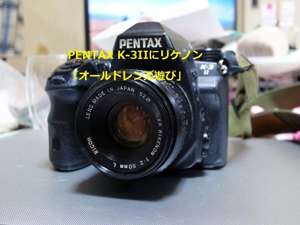 PENTAX ME ブラック XR RIKENON 50mm 初期型 付き フィルムカメラ生えてきた。和製ズミクロンRIKENON前期型と📷カメラの