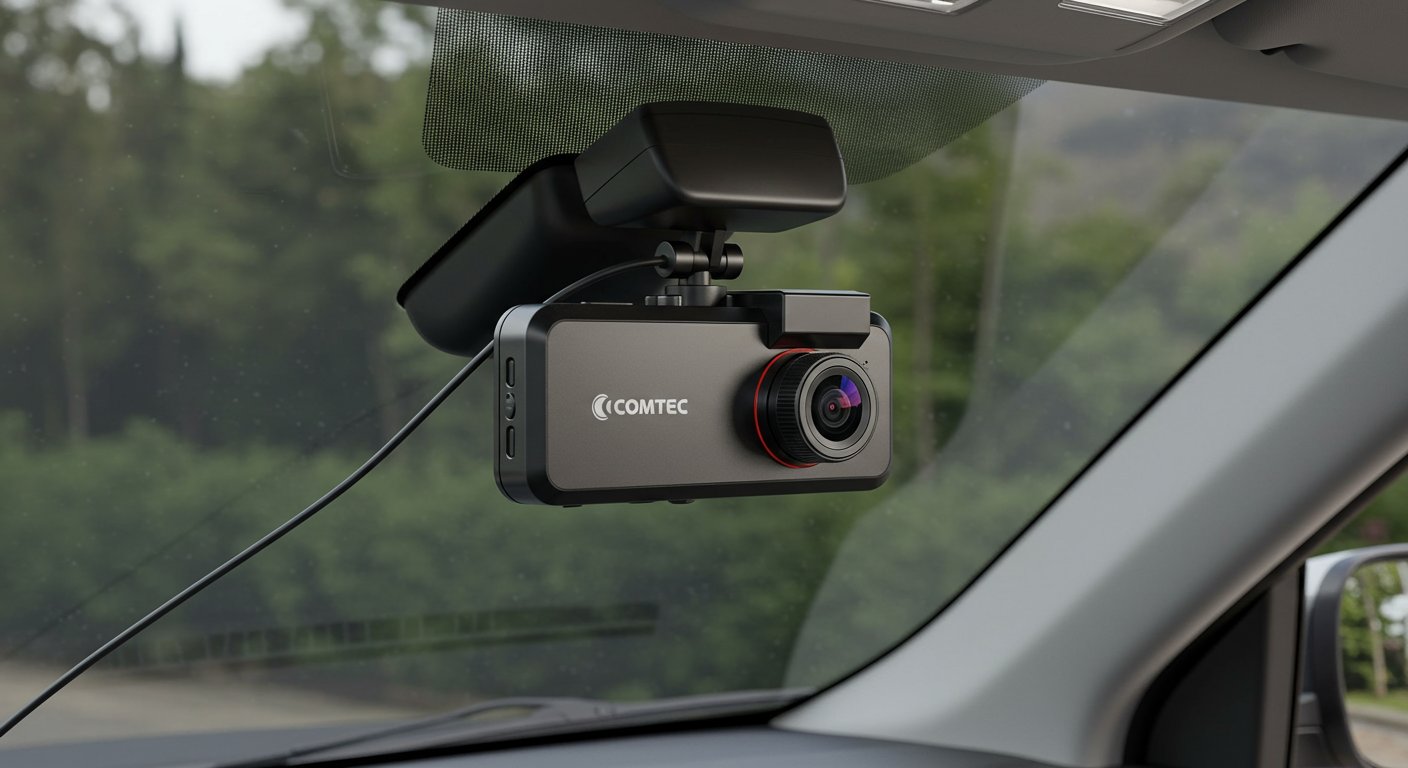 コムテック ドライブレコーダー ZDR-055 本体、リアカメラセット