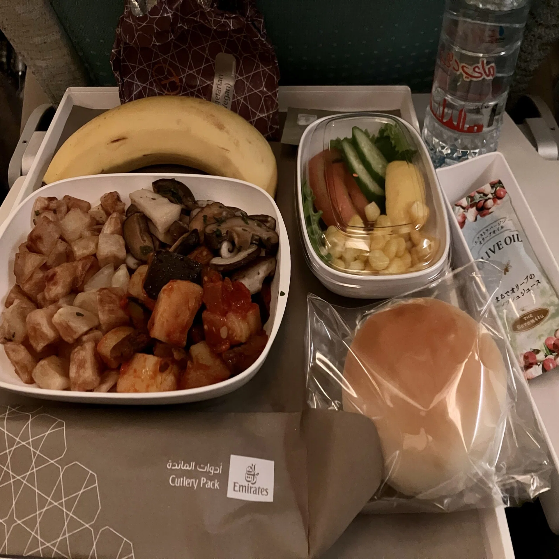 ヴィーガン機内食の全貌【エミレーツ航空】｜Yuna