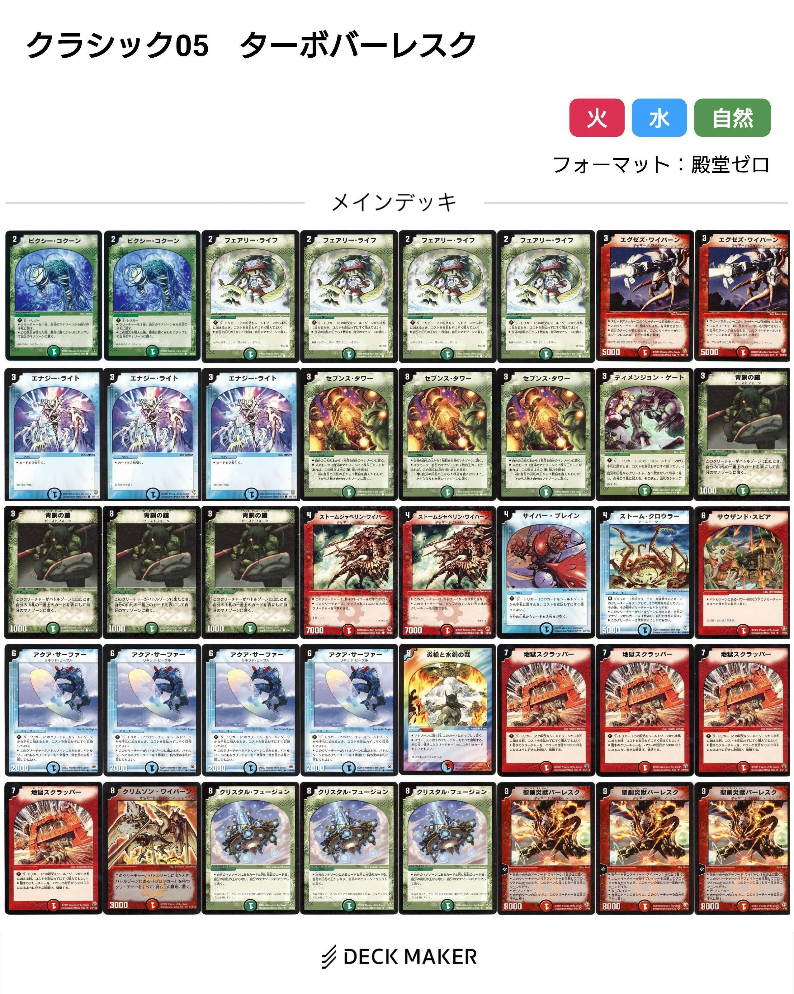 デュエマクラシック05デッキレシピ集【随時更新】｜れもん