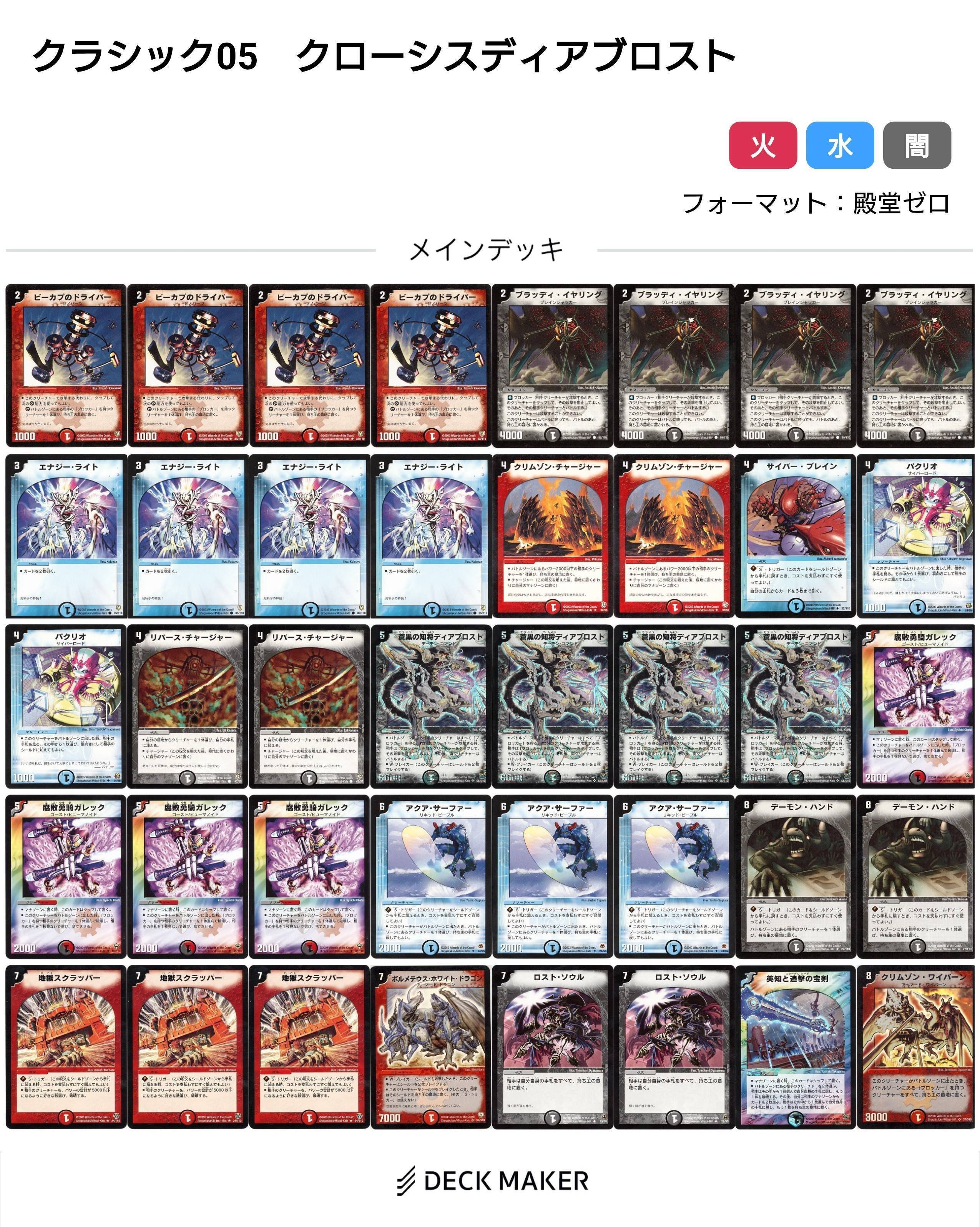 デュエマクラシック05デッキレシピ集【随時更新】｜れもん