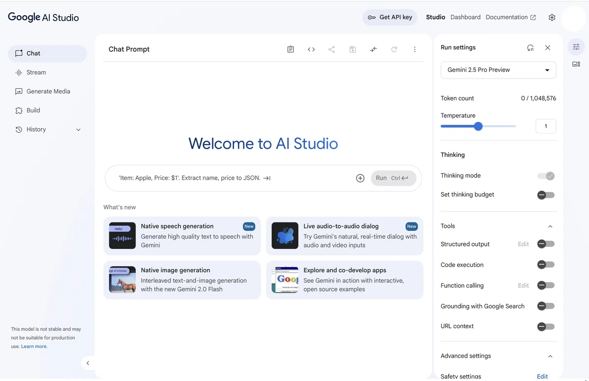 [AI Explanation] 2025 Google AI Studio Complete Guide | Thorough ...