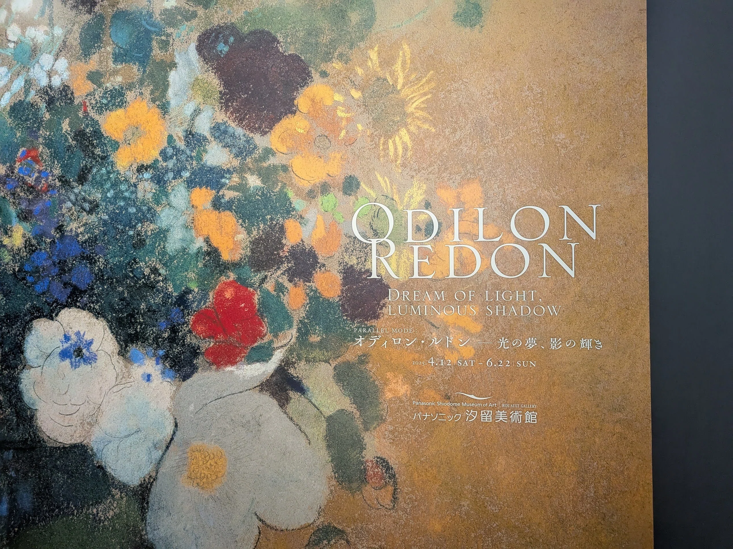 ー光の夢、影の輝きー何がわたしを「オディロン・ルドン」に導いている
