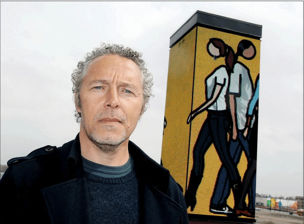 限定マット額装品/View of Moon/ジュリアン・オピー