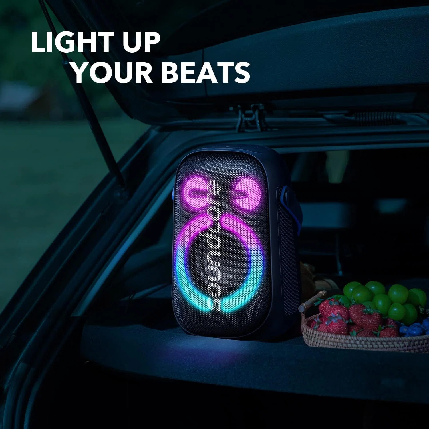 Anker soundcore Rave Neo 2 ポータブルスピーカー 80Wステレオ