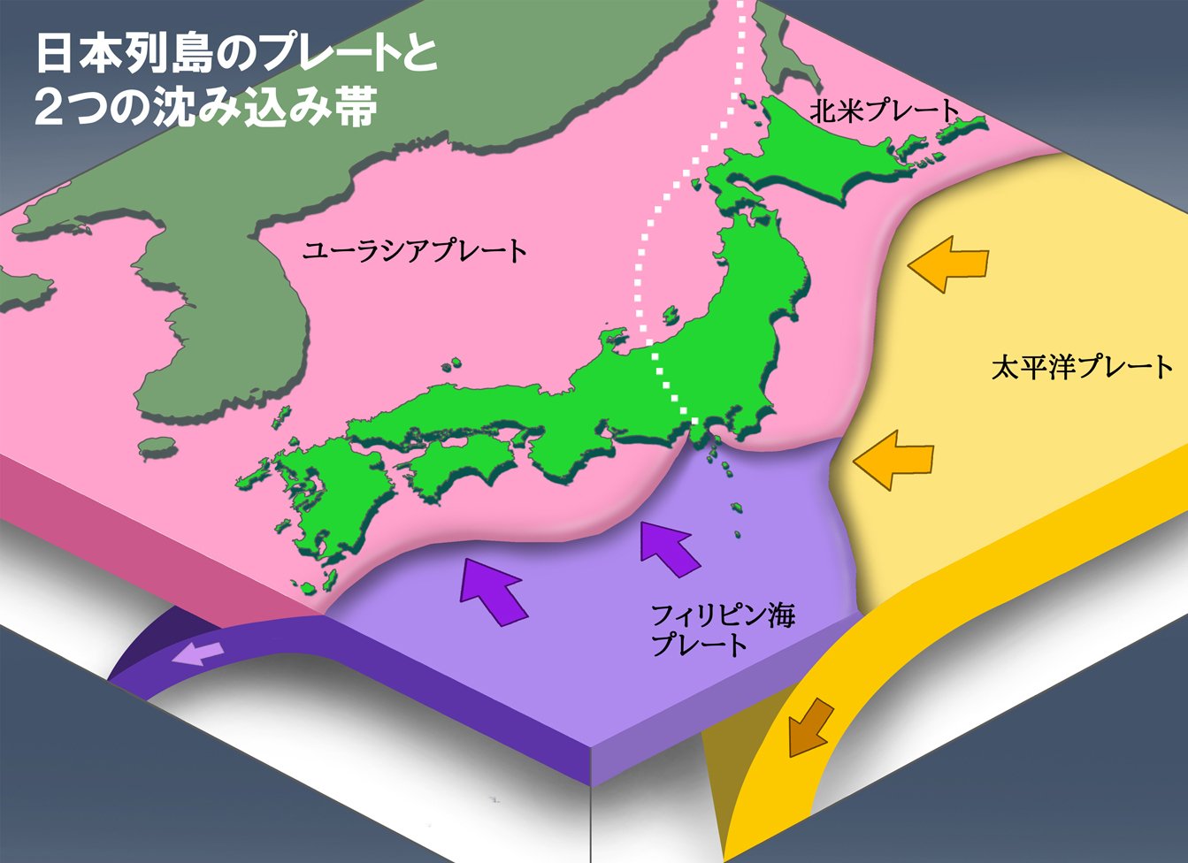 私たちが暮らす大地が、どのように今の形になったのか？ 足もと