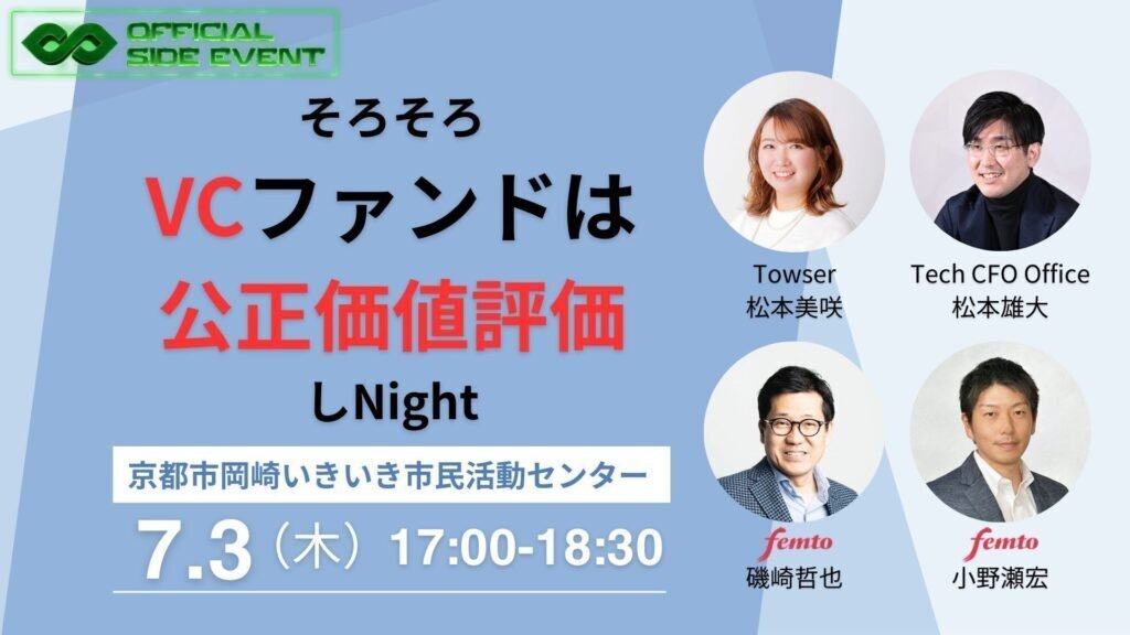 フェムトマガジン（第843号）公正価値評価シリーズ第4回＋上場までの