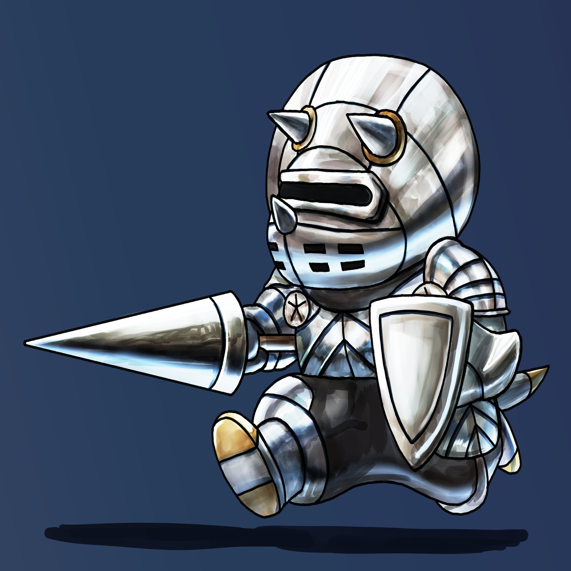 298 トリケラトプスの騎士｜テツロウ（イラストレーター）, image size:2000x1556