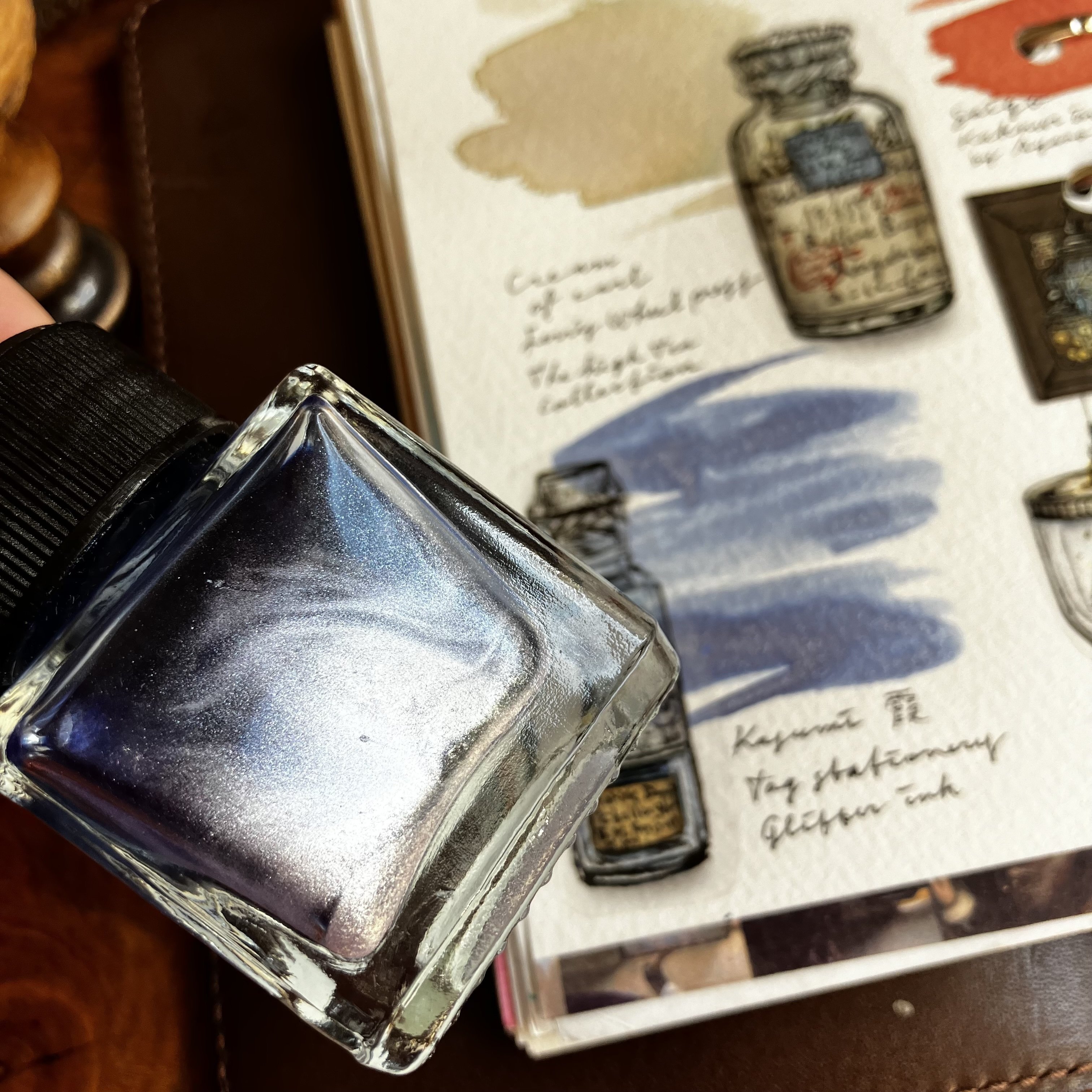 圧倒的なラメ！ のインク｜手帳Q子