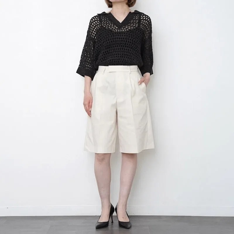シーズン到来【THE SHINZONE】SUMMER GABARDINE HALF PANTS｜THIRTY
