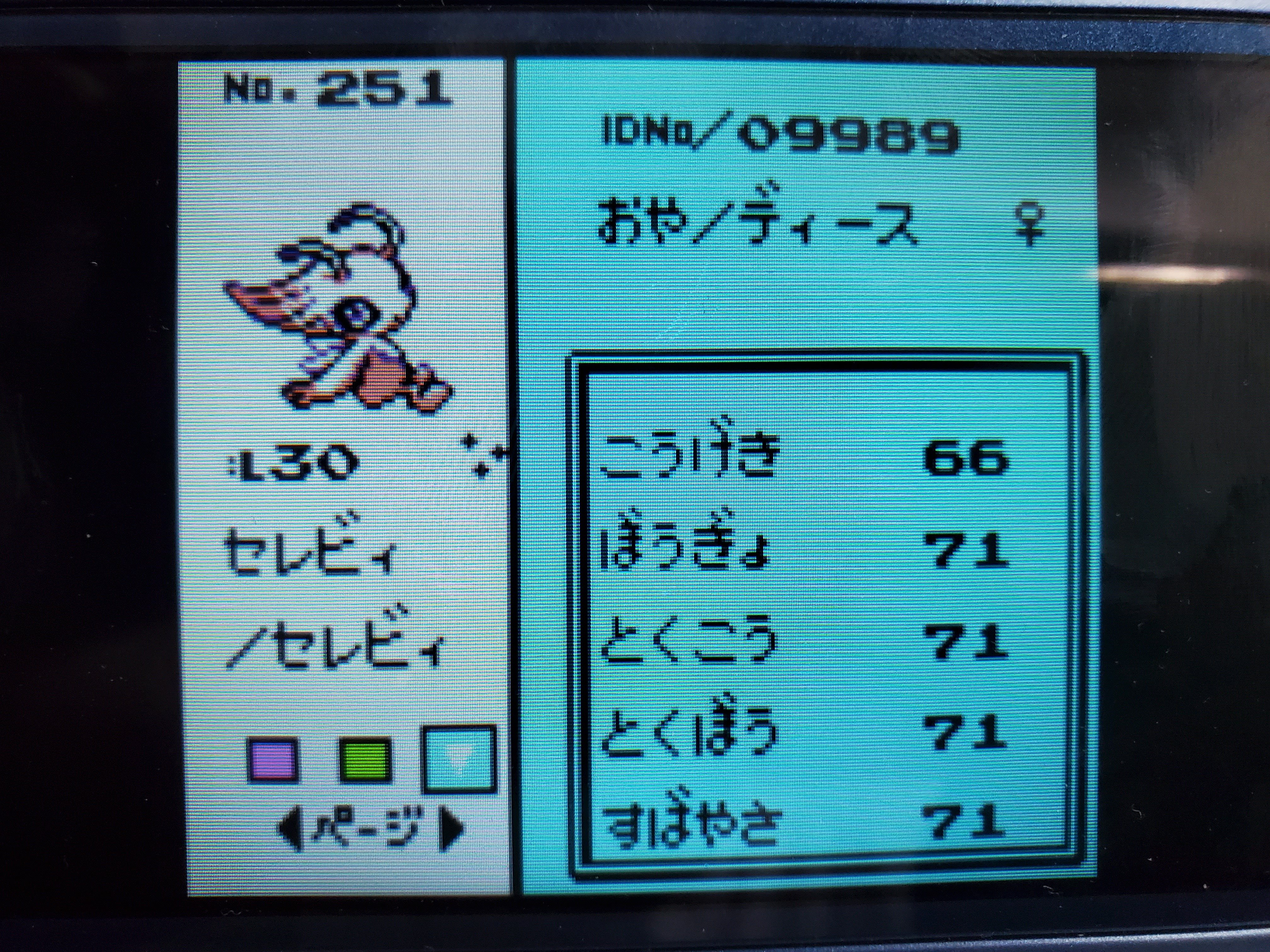 色違いセレビィきたー✨｜ディース