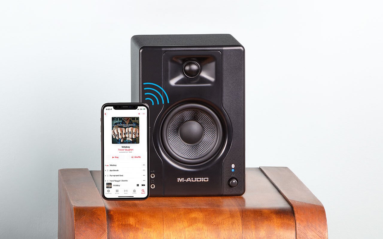 M-AUDIO モニタースピーカー BX4 BT M-Audio BX4 BT 4.5インチモニタースピーカーで実現する高音質