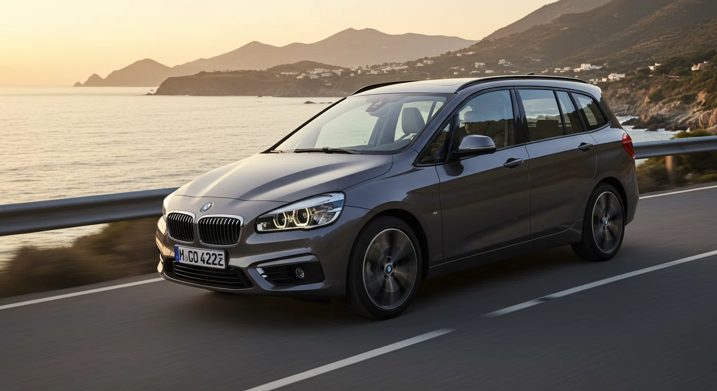 走行中のBMWアクティブツアラー