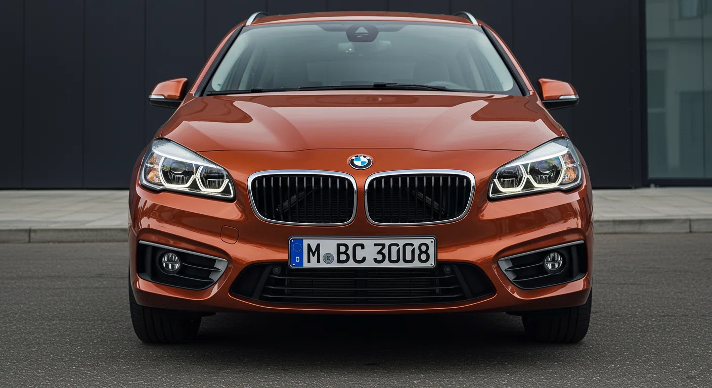 BMWアクティブツアラーのフロントビュー