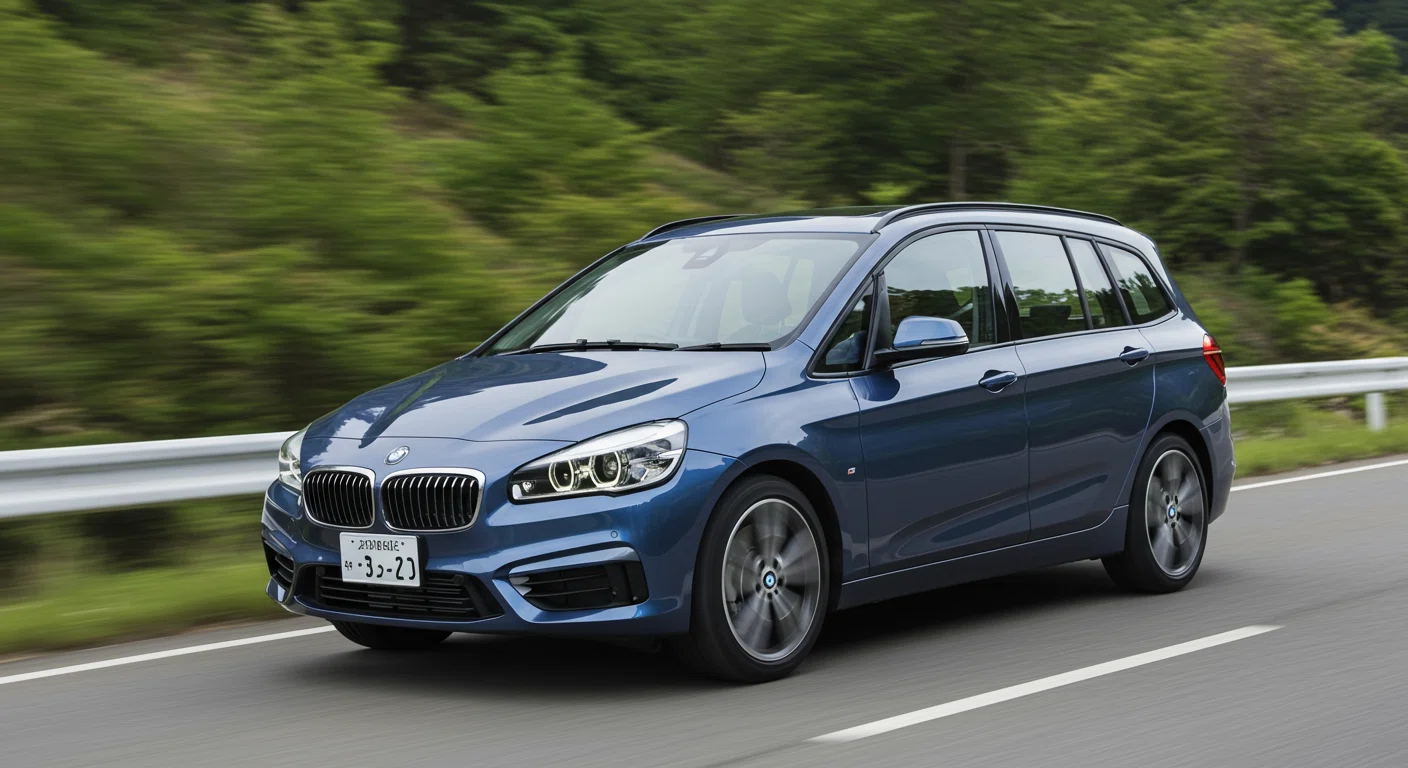 BMWアクティブツアラーの走行シーン