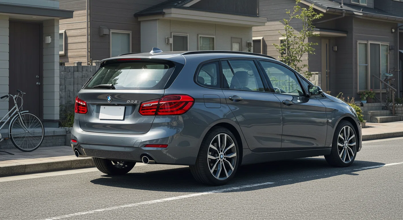 BMWアクティブツアラーと家族