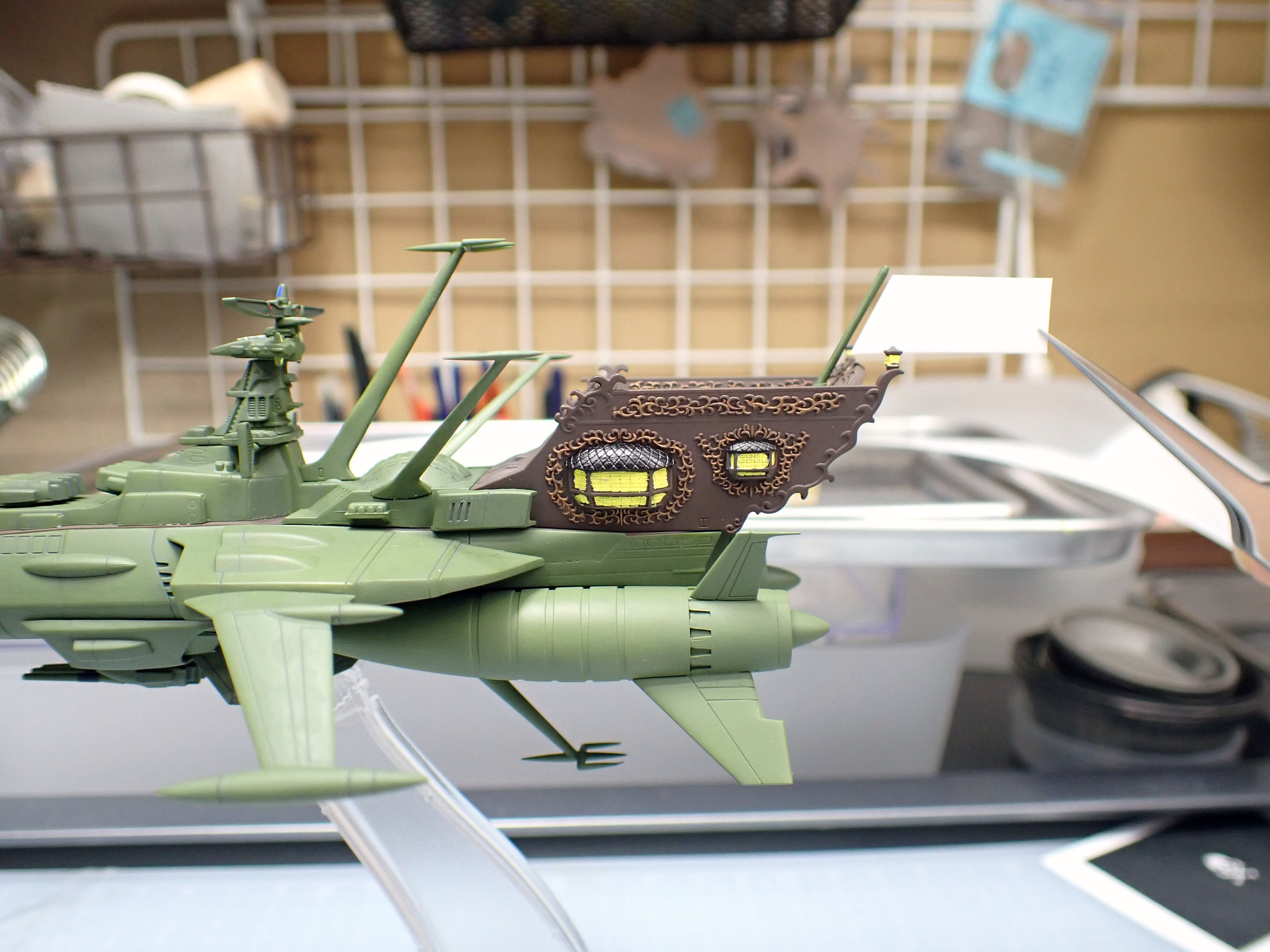 俺の旗のもとに：1/2500 アルカディア号（完成編）｜積みプラで詰んだAKI