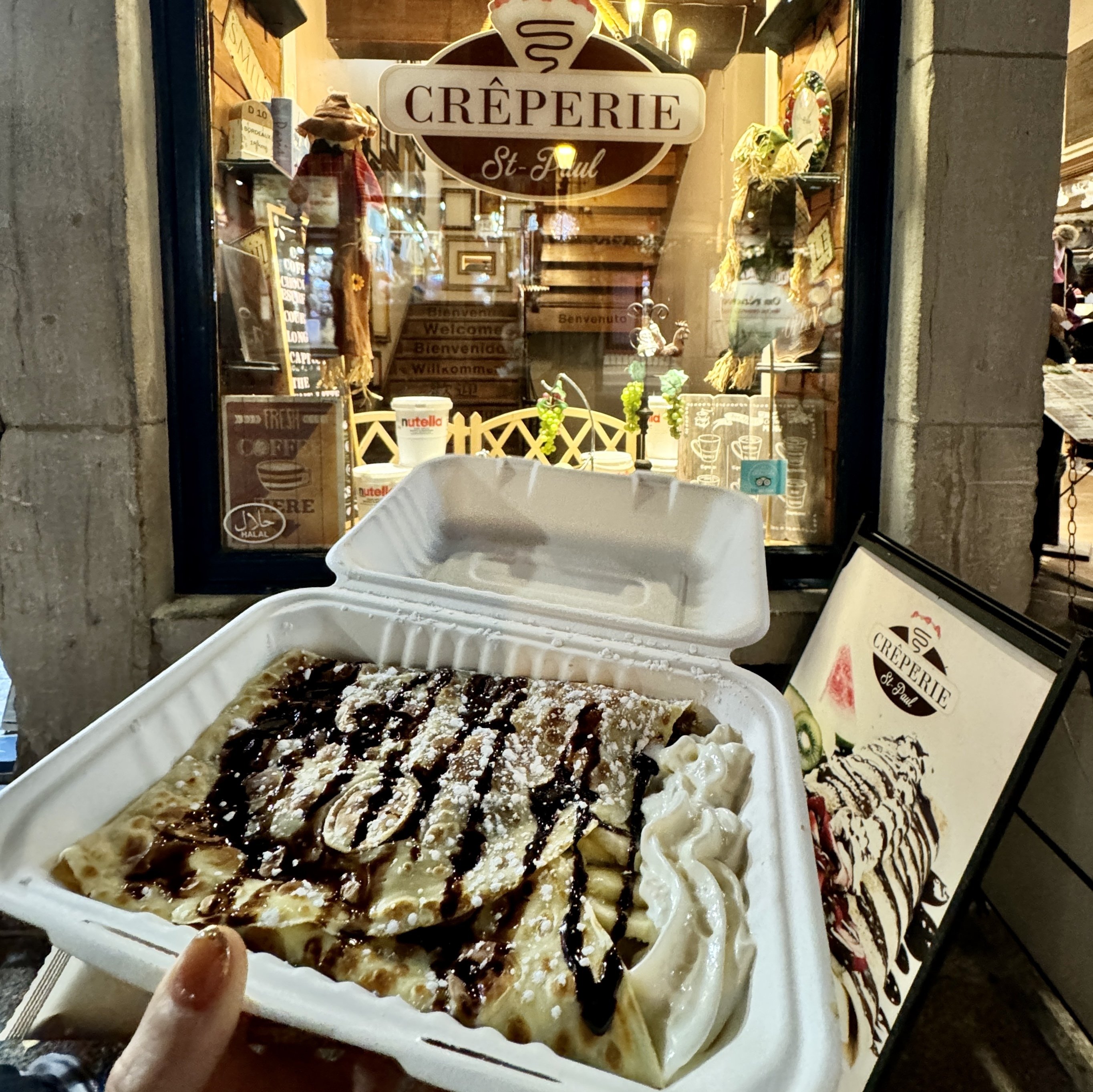 ひとり旅Part2𓀡 モントリオールとケベック クレープ爆食ツアー ෆ ̖́