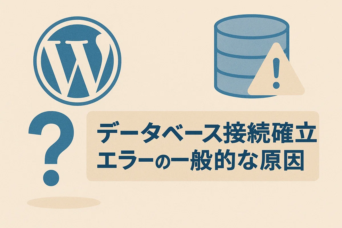 WordPressのデータベース接続確立エラーの原因と復旧方法|株式会社ディーカム