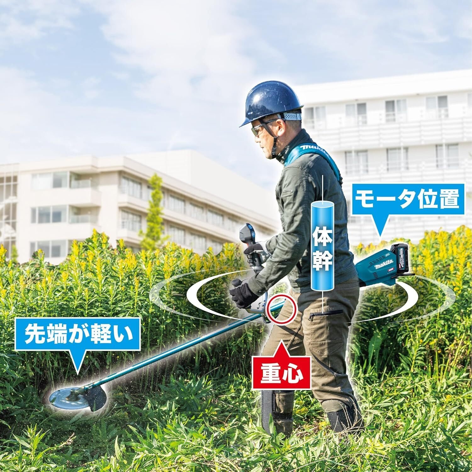 マキタ　40v 草刈機 Makita's masterpiece] The new 40V lawnmower has arrived