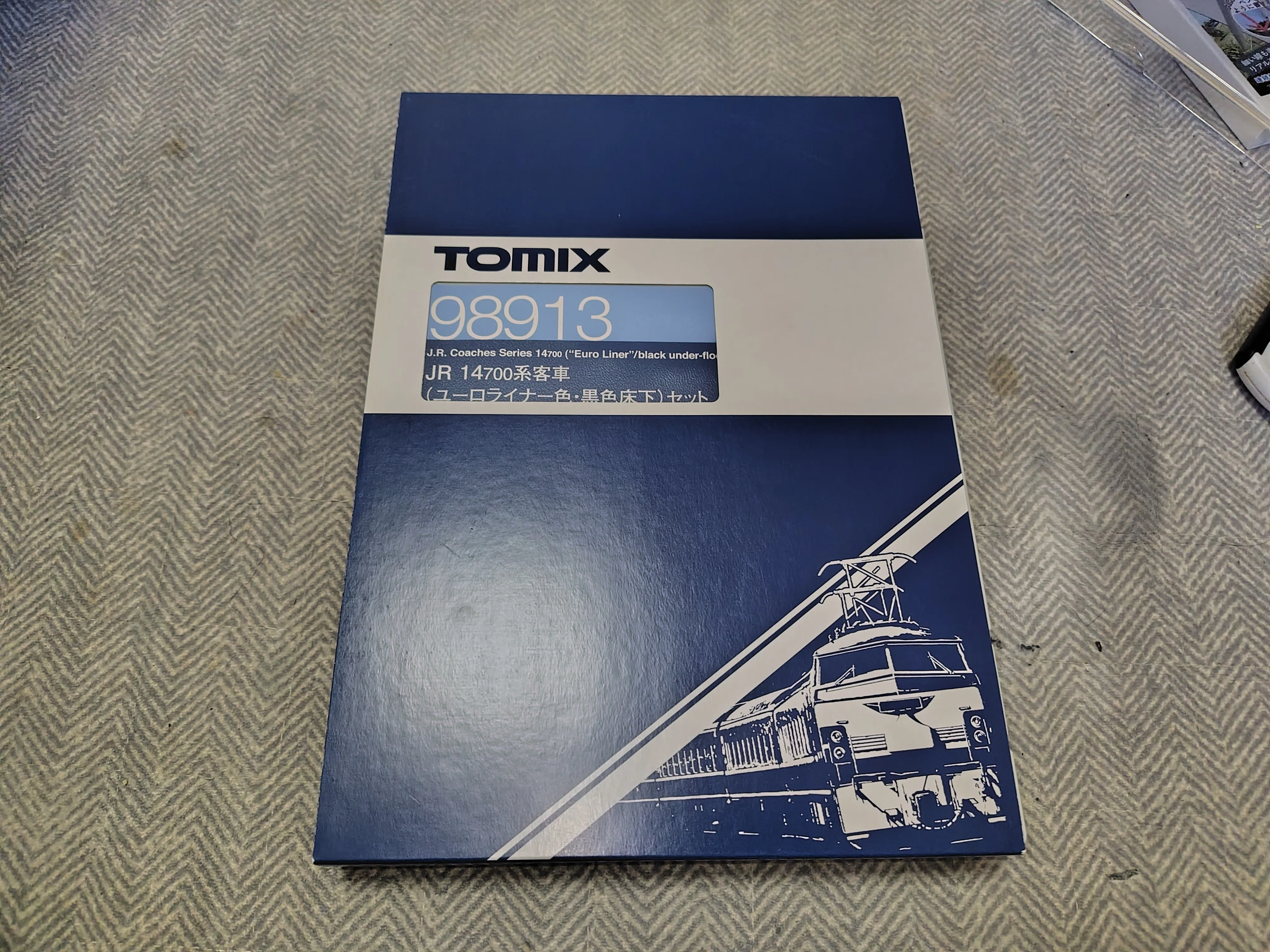 模型紹介】 TOMIX 98913 14系700番台 (ユーロライナー色・黒色床下