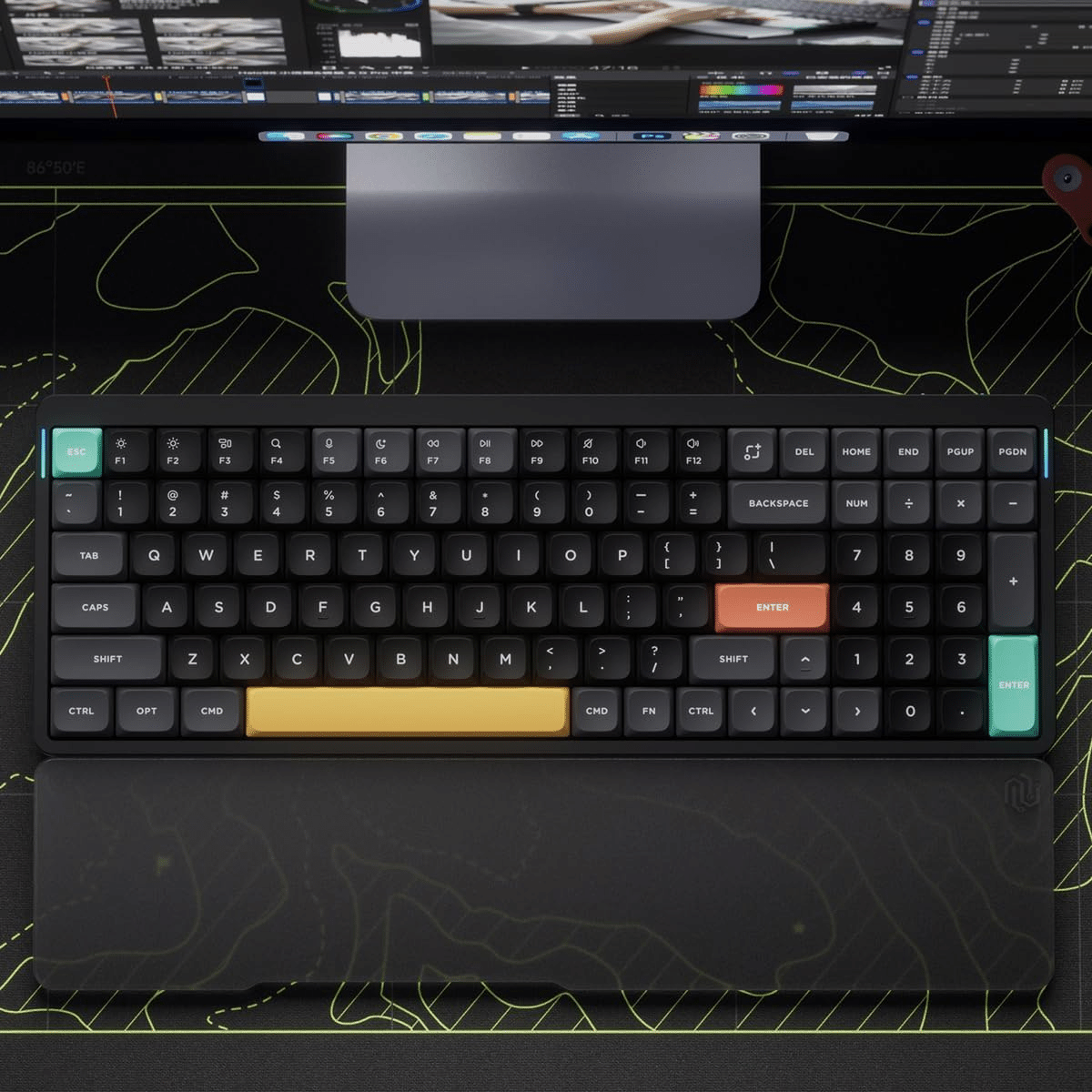 Nuphy AIR96 V2 Cowberry軸　ケース付　美品 Amazon | nuphy Air96 V2 ワイヤレスメカニカルキーボード、100