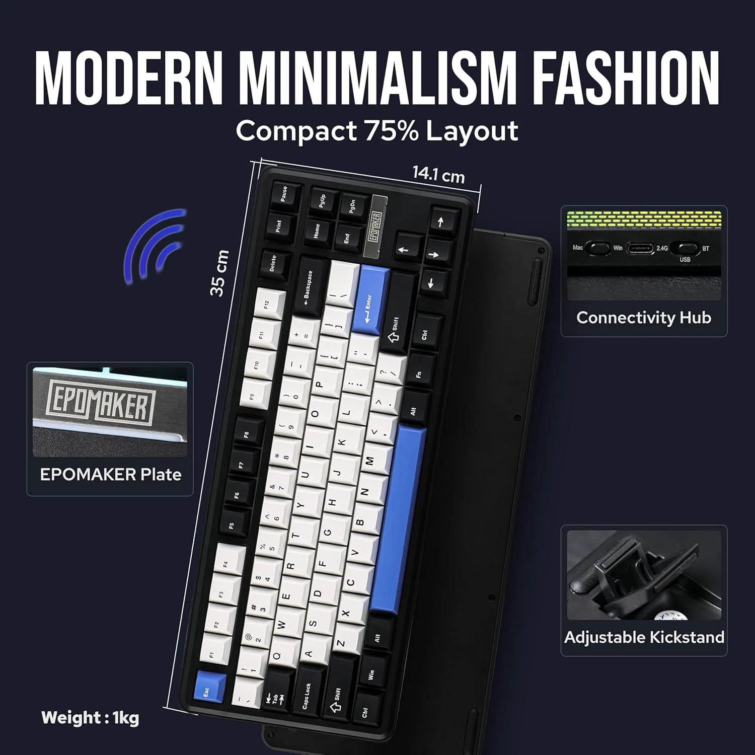 EPOMAKER TH85 無線ガスケットメカニカルキーボード 【公式通販】