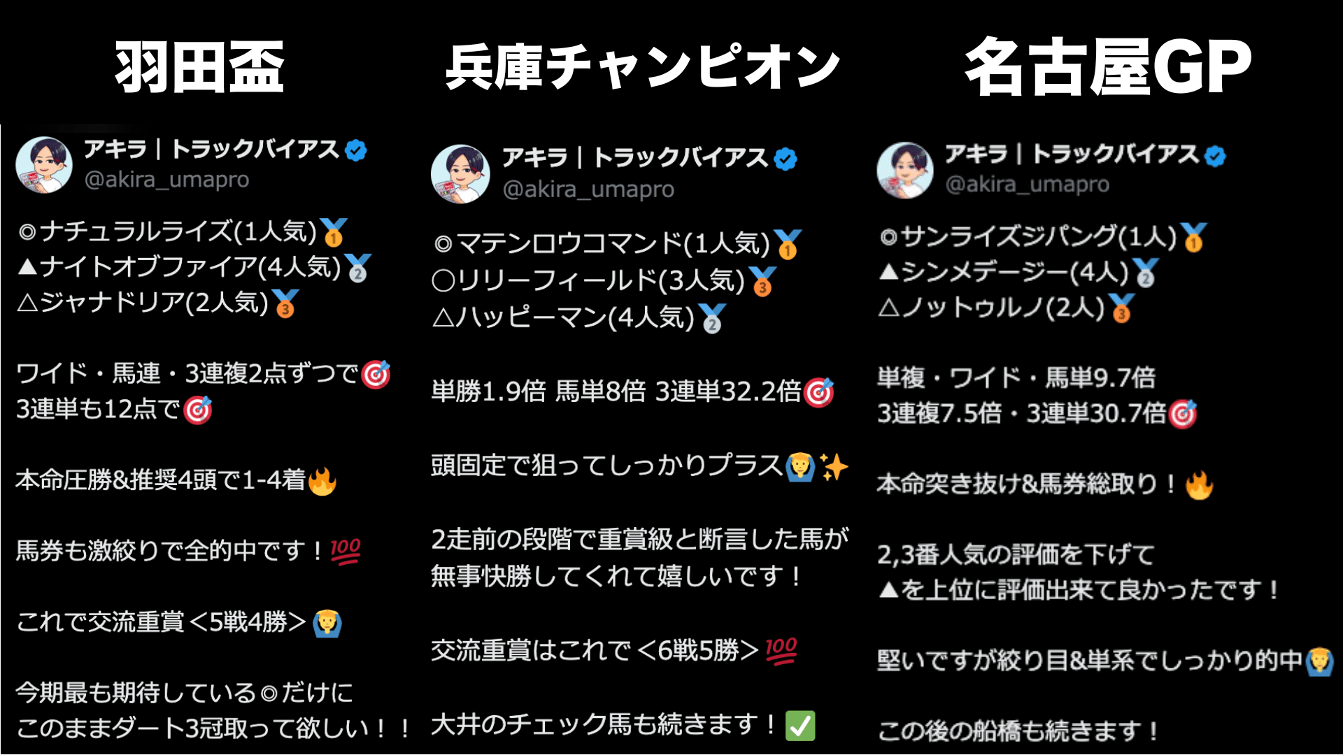 6/18(水) 勝負レース① 川崎11R 関東オークス(Jpn2)【20:10発走