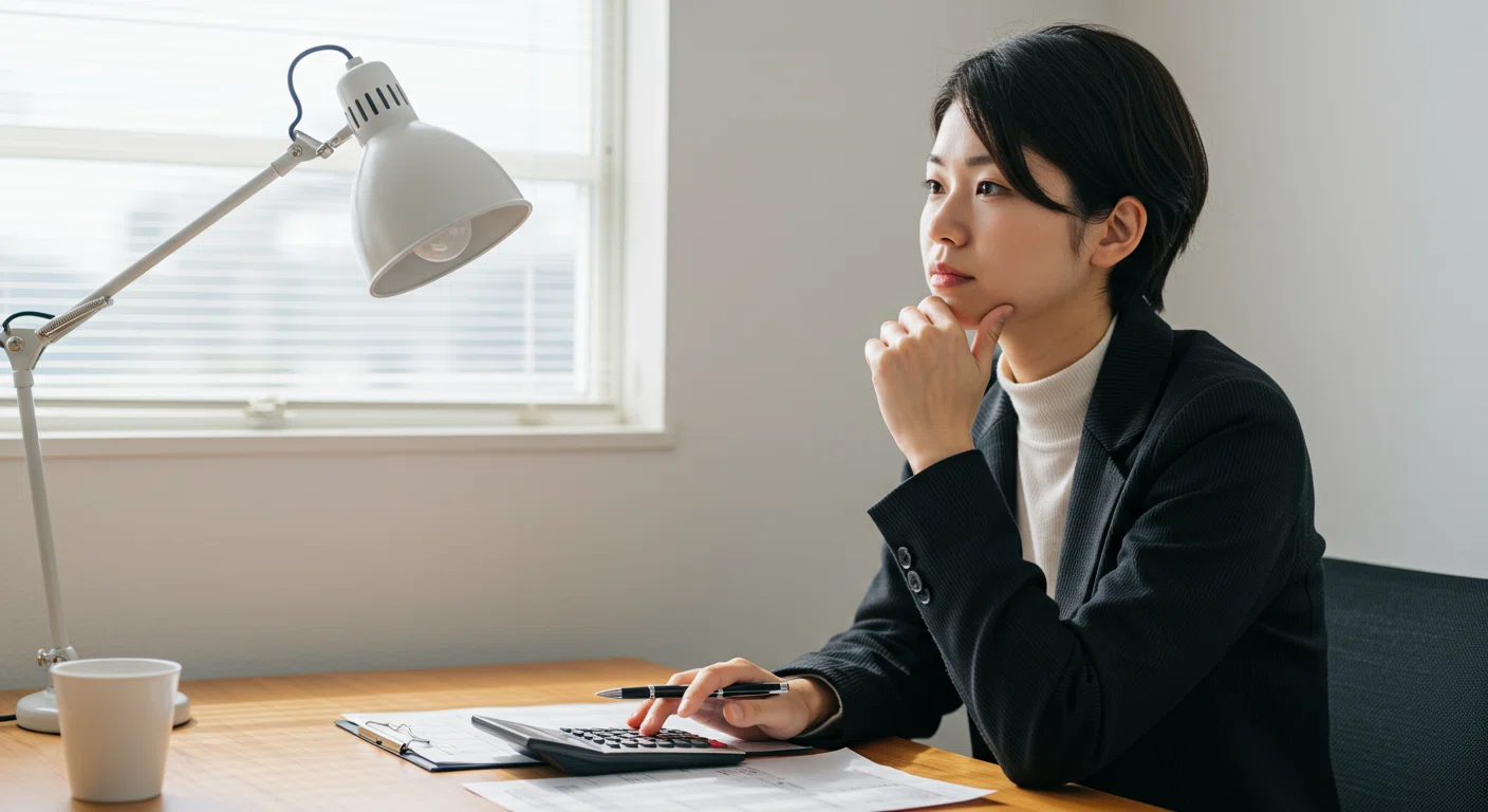 残クレの早期返済のメリットとデメリットを考える人物
