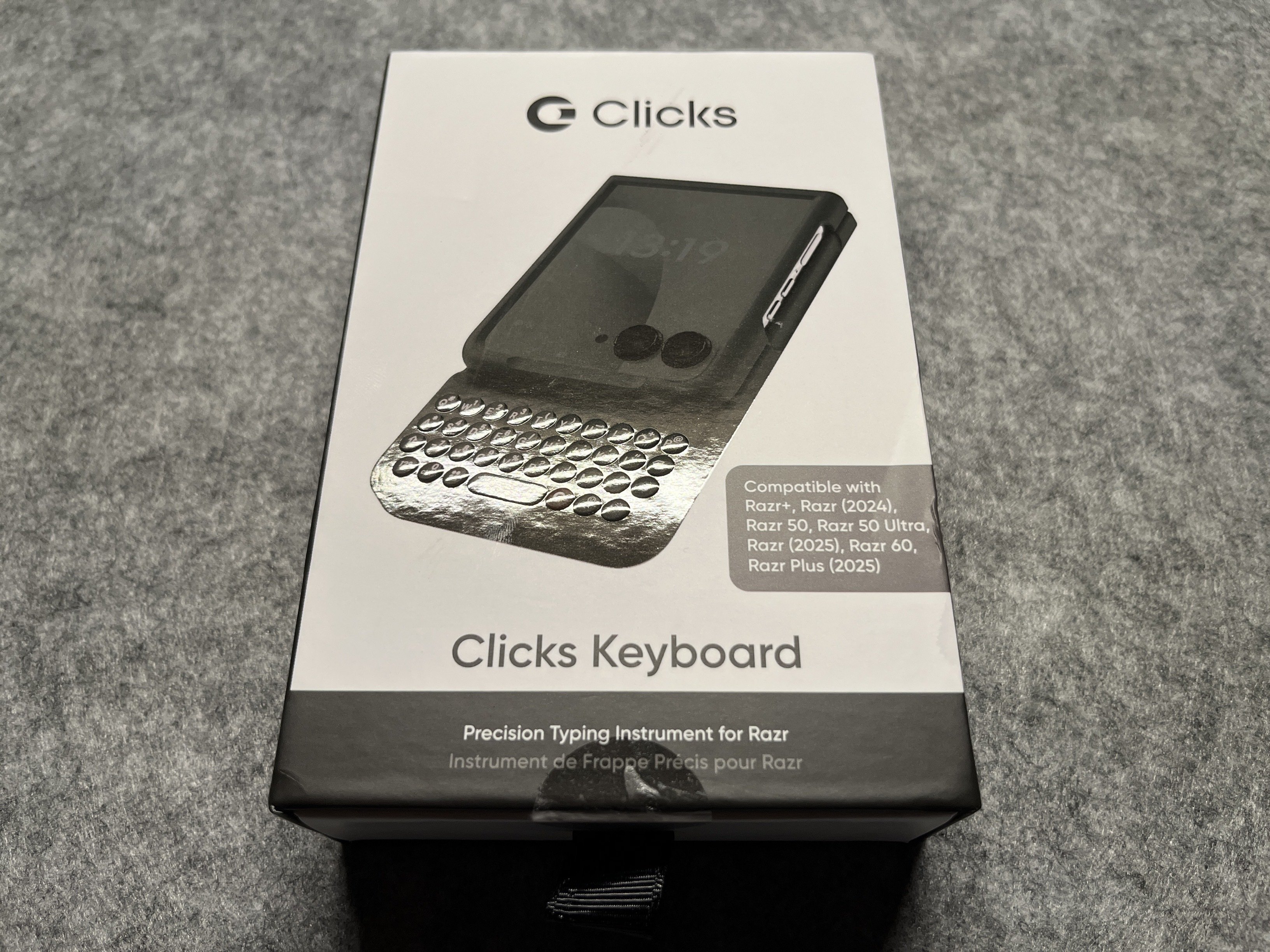 04【ガジェット】Clicks for Razrを開封したよ｜Yukleo
