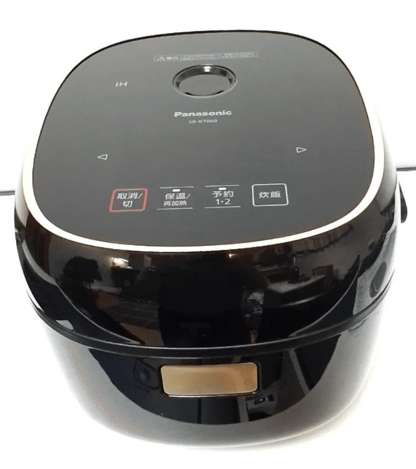 【未使用品】21年製！パナソニック 炊飯器 3.5合 ブラック SR-KT060 美品）パナソニックIH炊飯器 3.5合炊きSR-KT060-W・21年製 美