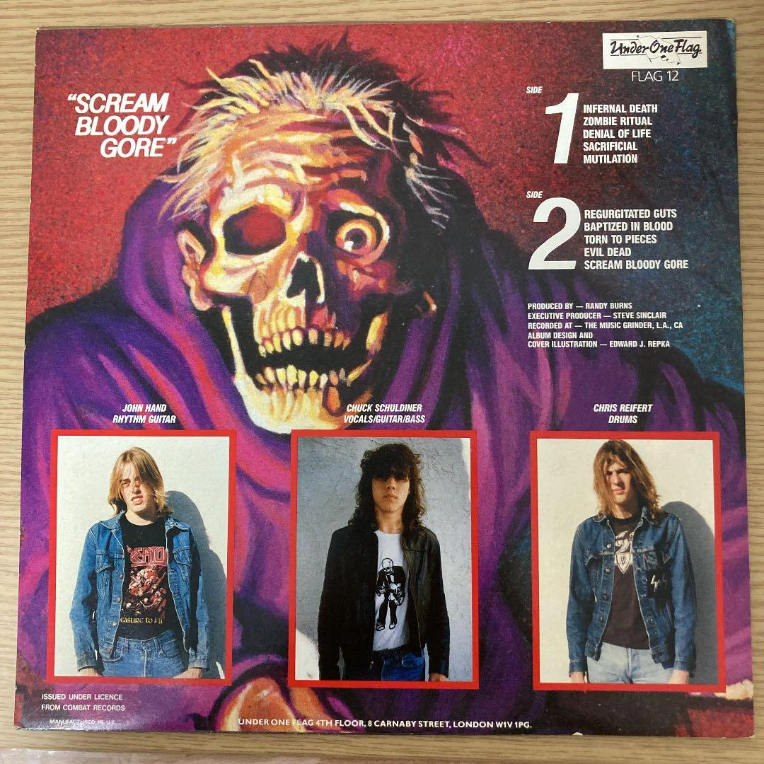 連載：メタル史 1987年⑩Death / Scream Bloody Gore｜ヴァジュラ𝔦𝔡