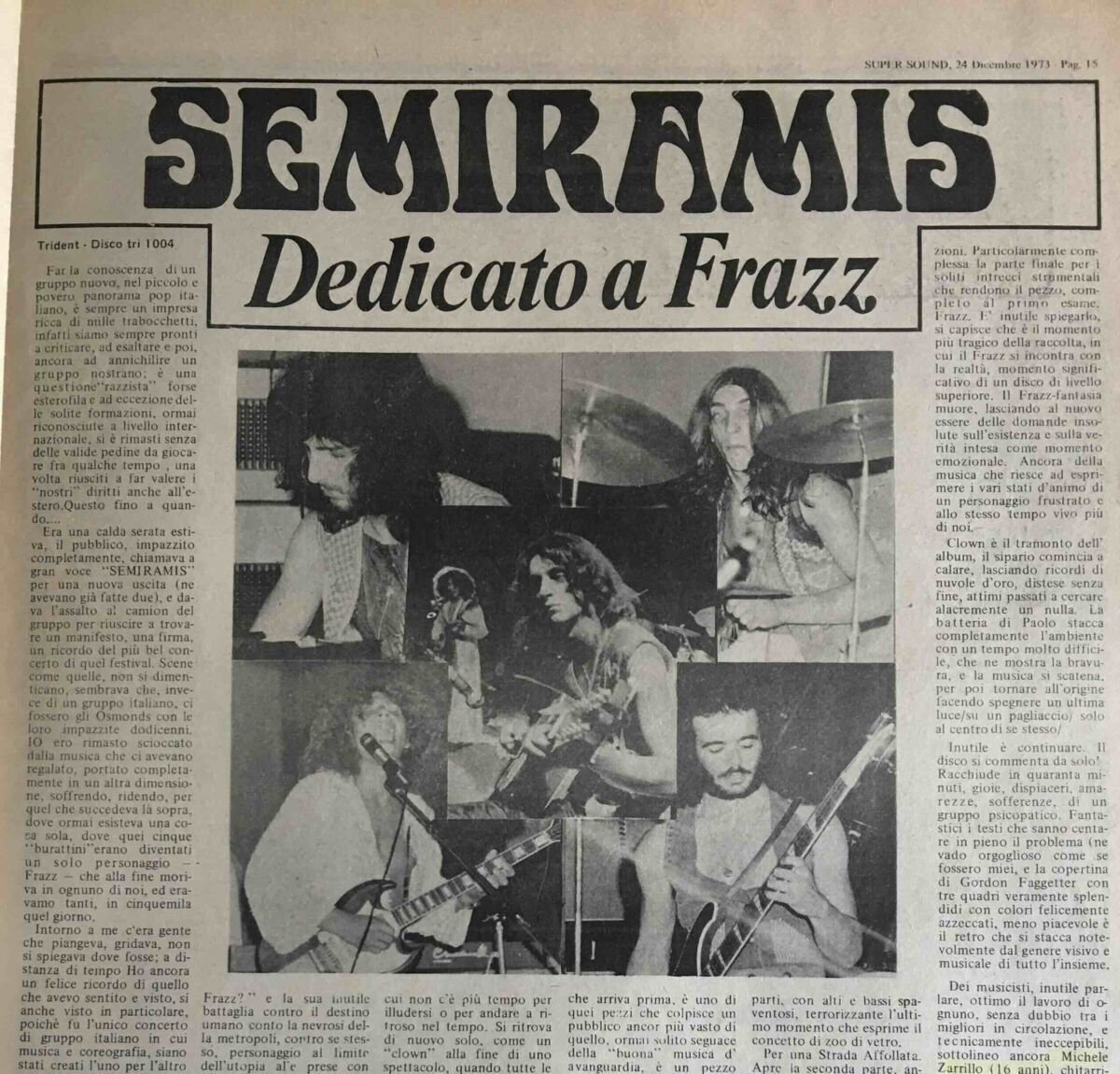 幻想と狂気の交差点：Semiramis『Dedicato a Frazz』徹底解説｜店長