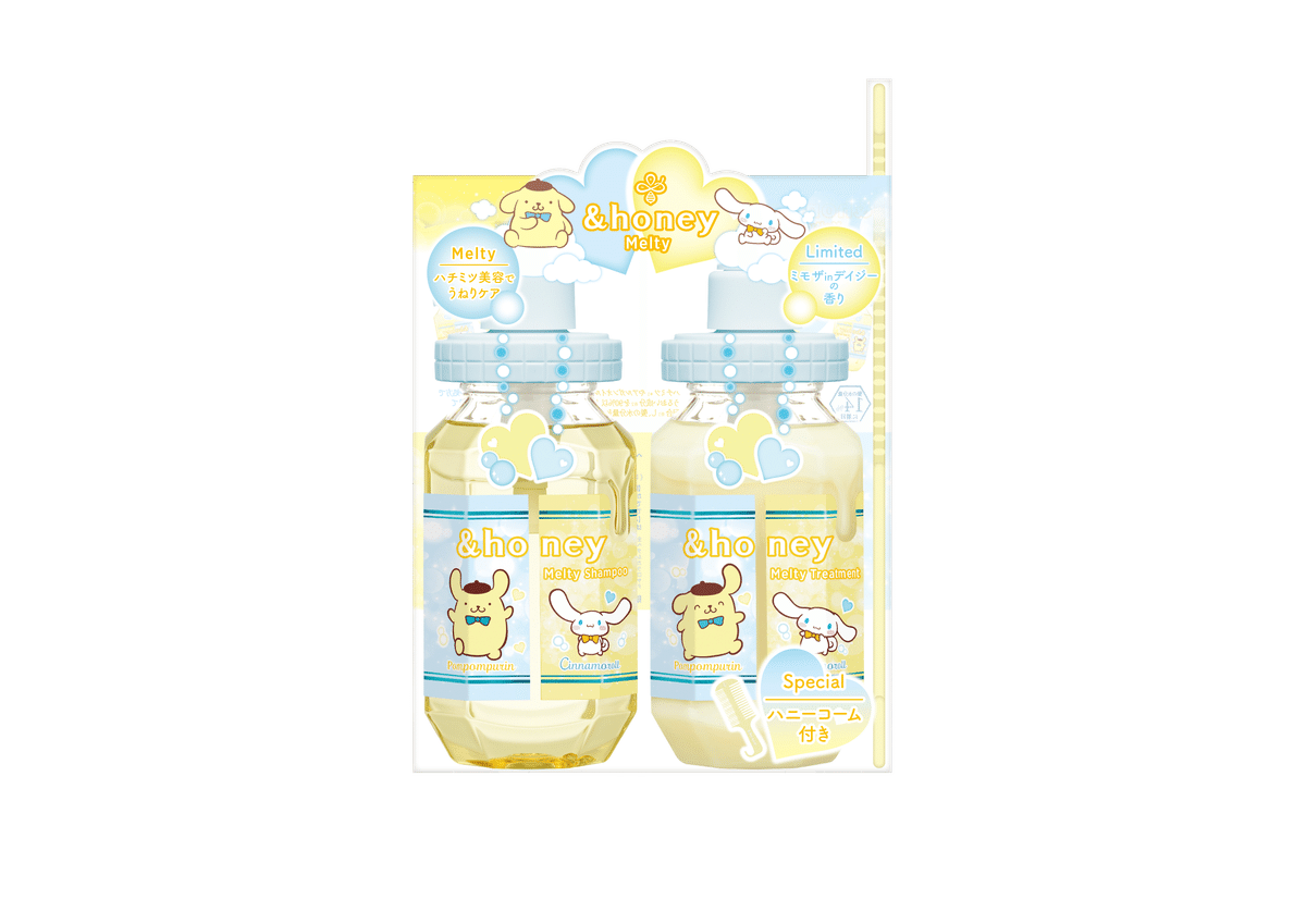 ＆honey」と「＆PAIR」から「シナモロール、ポムポムプリン」と