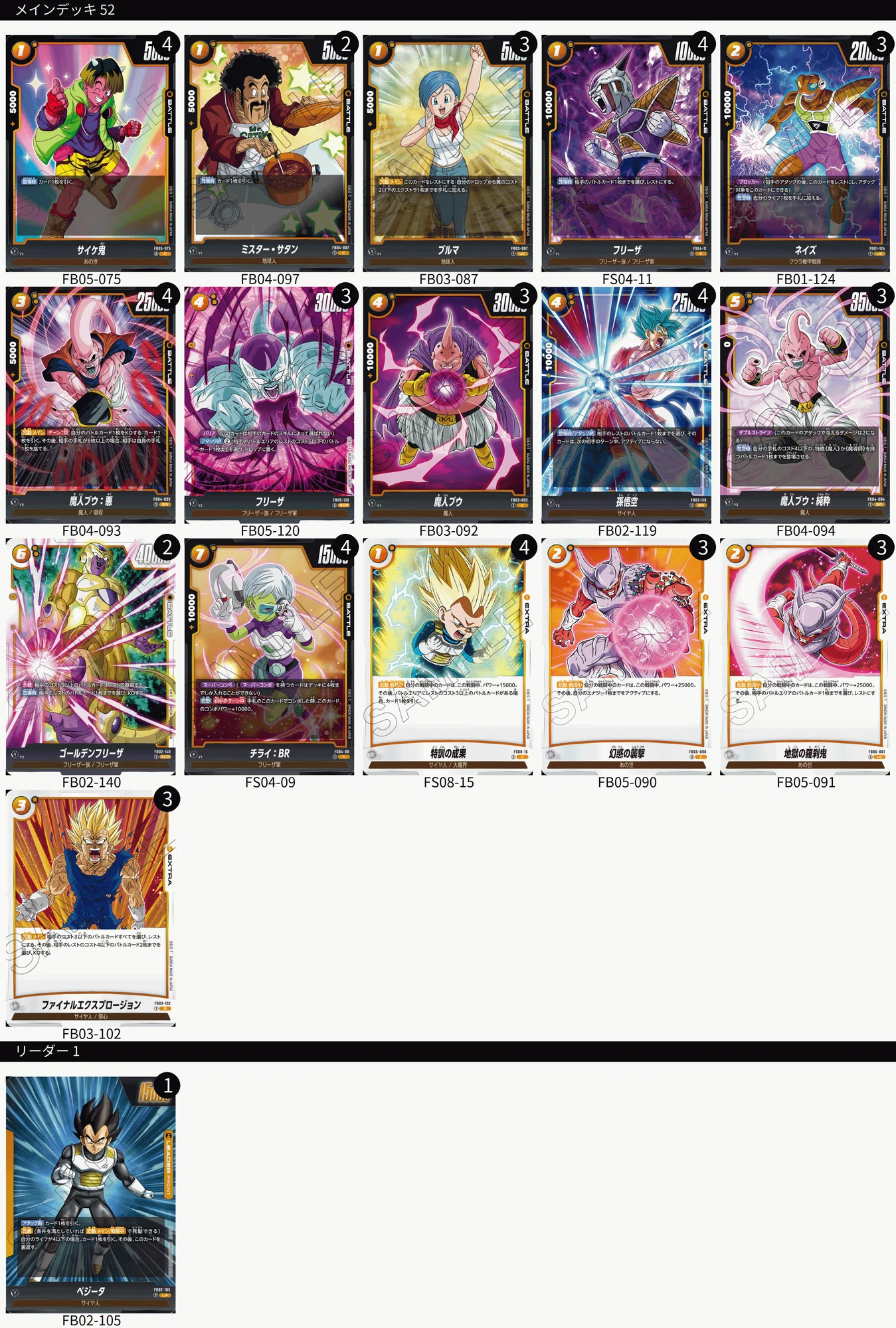 黄色ベジータSSGSS デッキレシピと弱点 MANGABOOSTER ドラゴンボール 黄色ベジータSSGSS デッキレシピと弱点 MANGABOOSTER ドラゴンボール
