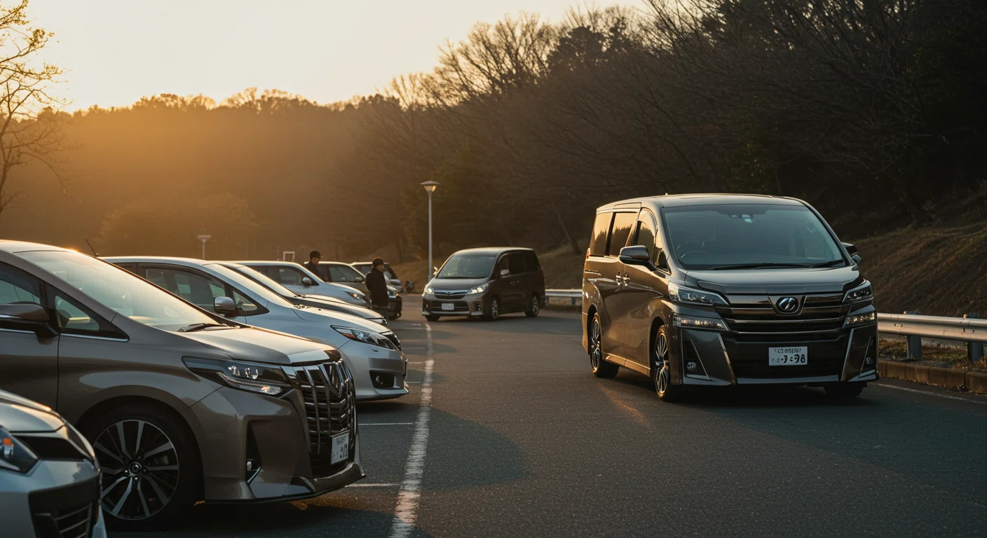 車好きが集まるイベントとアルファード